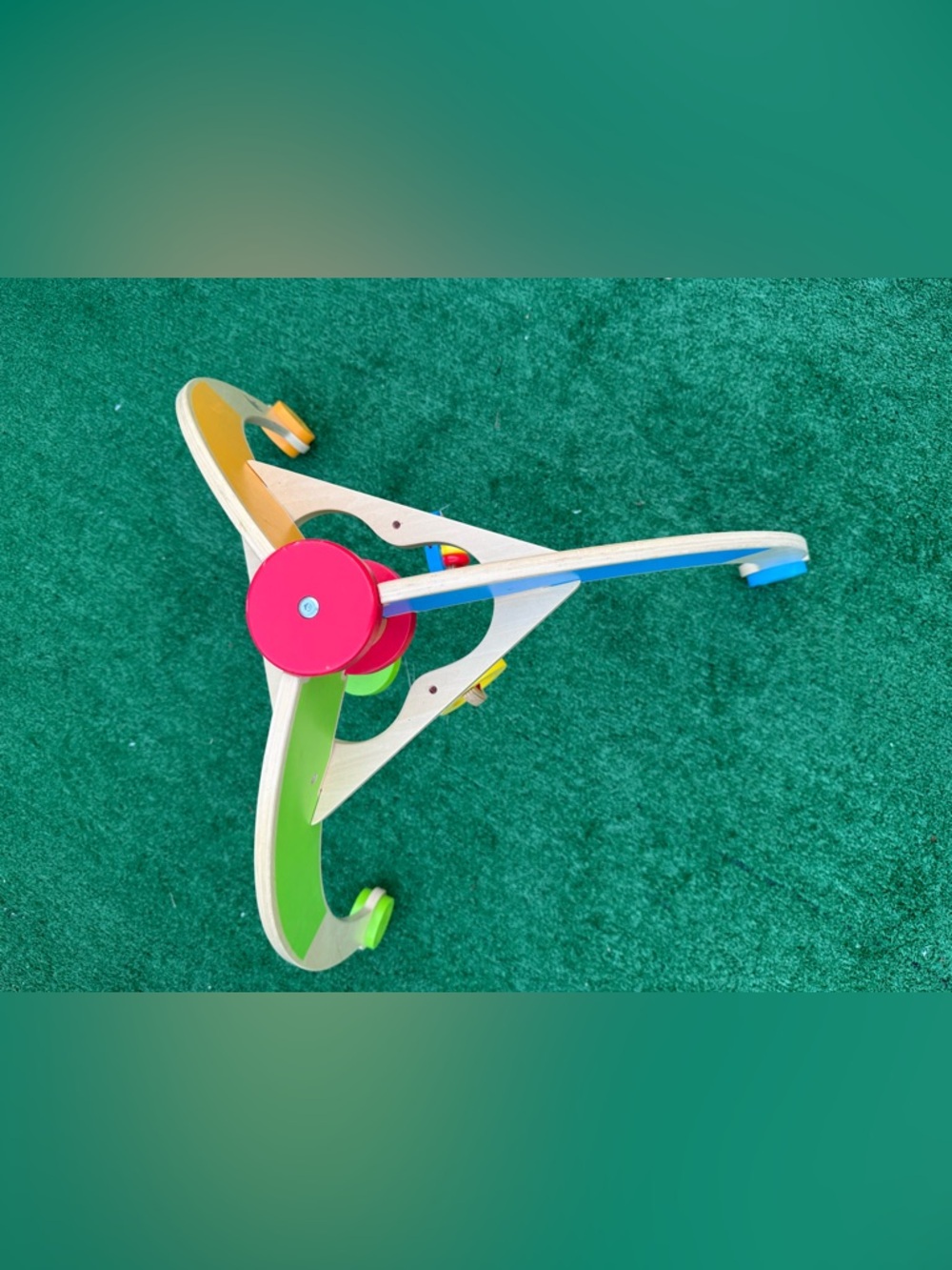 Activity Hape Wooden Baby Play Gym - Blue & Green - Picture 6 of 10